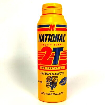 National 200 ml Two-Stroke 2T Engine Oil Fits Motorcycle Lawnmower Chain Saw Scooter