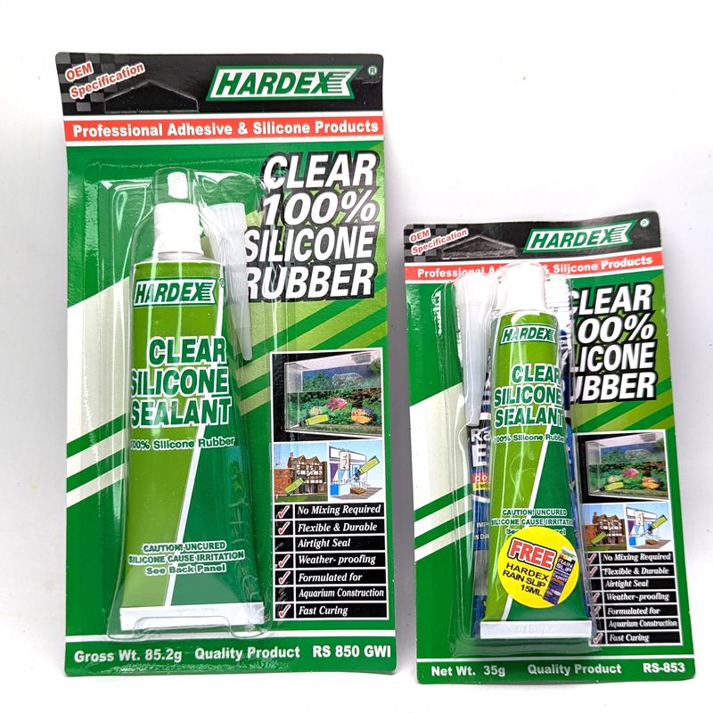 Hardex Clear RTV Silicone Sealant