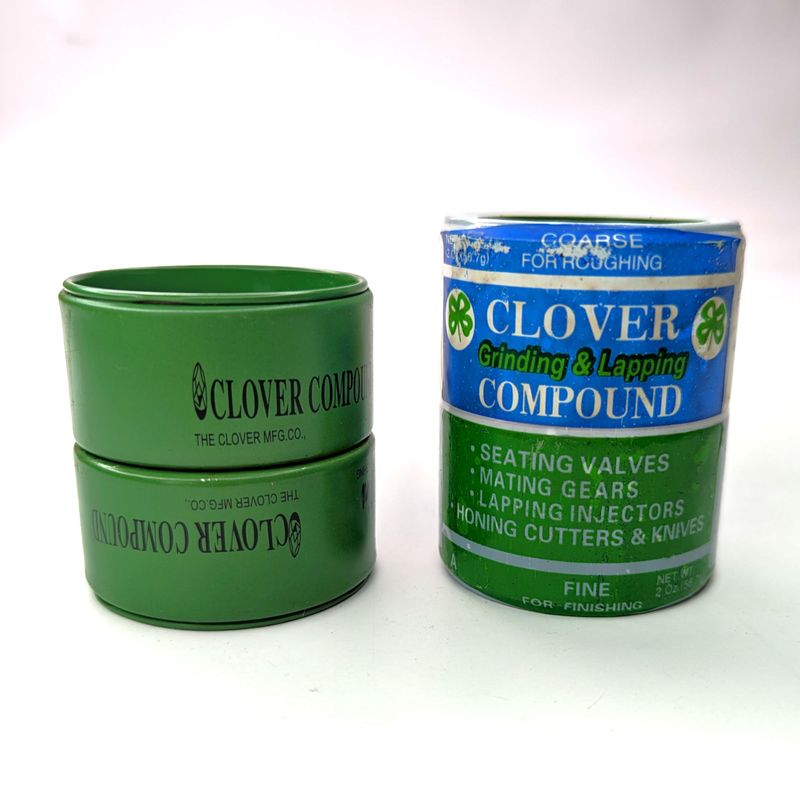 Clover Fine and Coarse Grinding Lapping Compound (1 Pair) Fits Car Truck Motorcycle