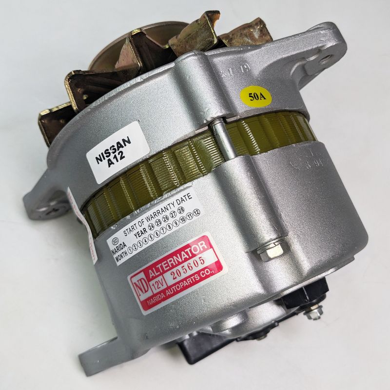 Narida Heavy-Duty Alternator Fits Nissan 160B 160J 720 SUNNY L16S L16 J15 J16 L18 A12