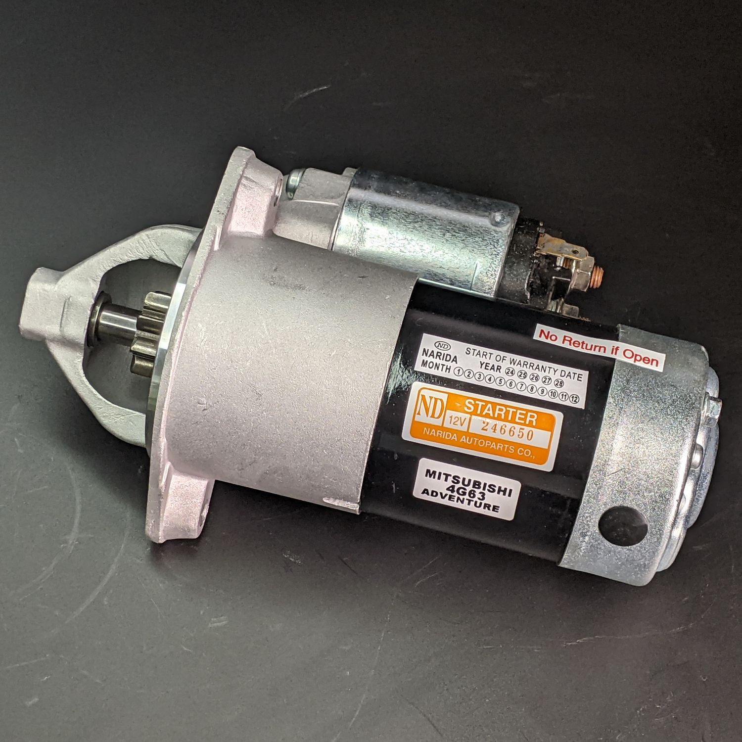 Narida Starter Fits Mitsubishi Adventure L300 Galant Eclipse Lancer 4G63 4G64 4G13 4G15