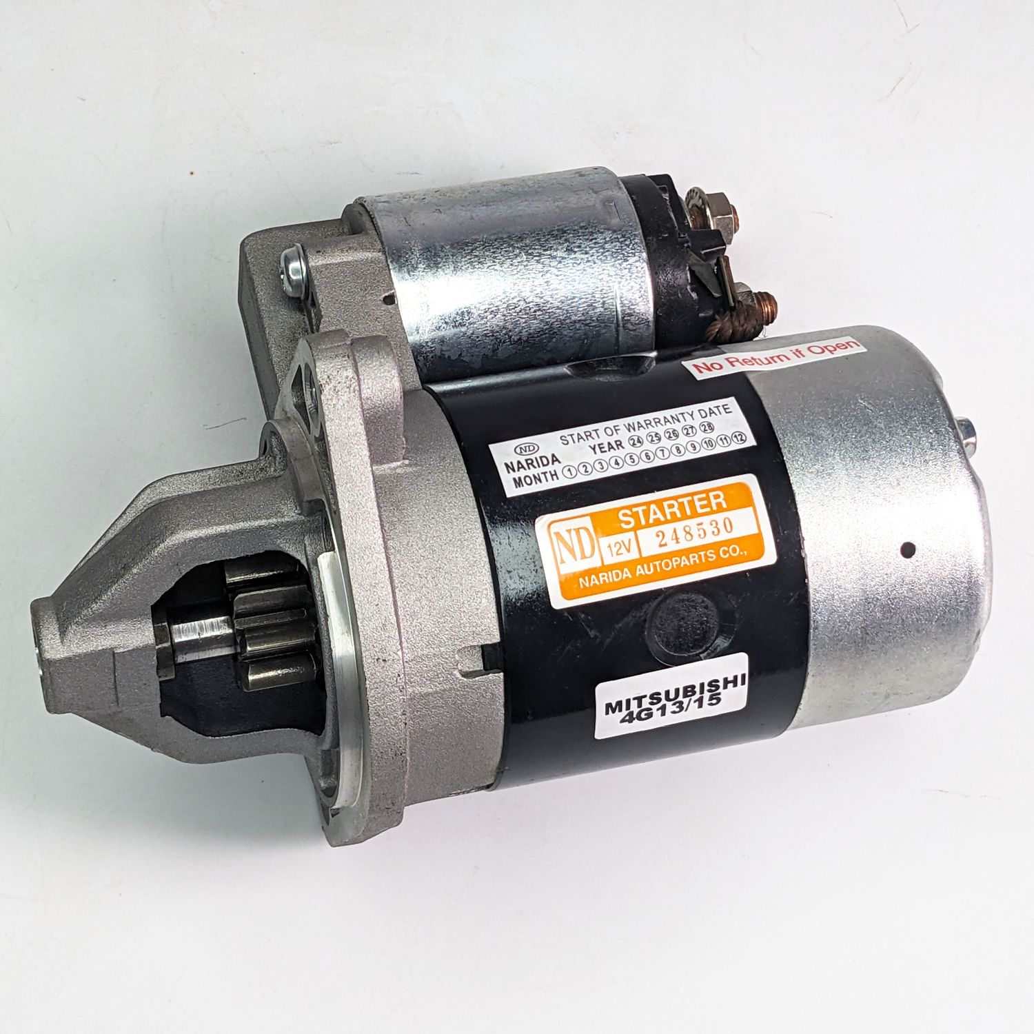 Narida Starter Fits Mitsubishi Lancer Proton Saga 4G13 4G15 (Early Models)