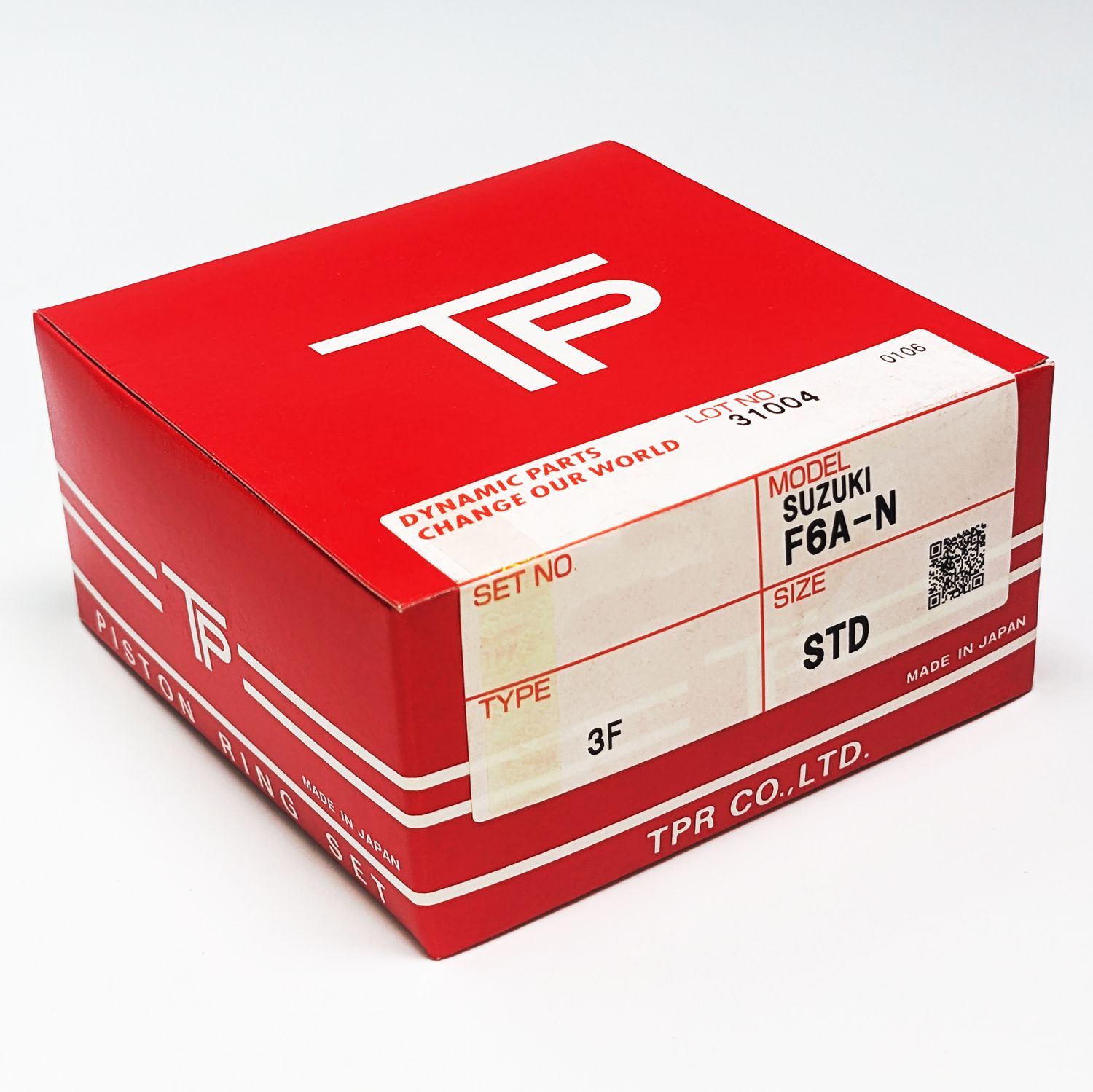 TP Piston Ring Set Fits Suzuki Non-Turbo F6A