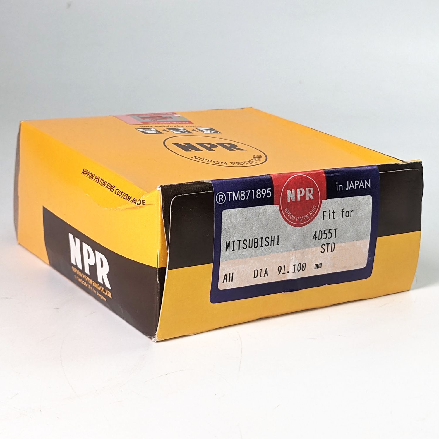 NPR Piston Ring Set Fits Mitsubishi 4D55T 4D56T Turbo Pajero Montero L200 Tapered