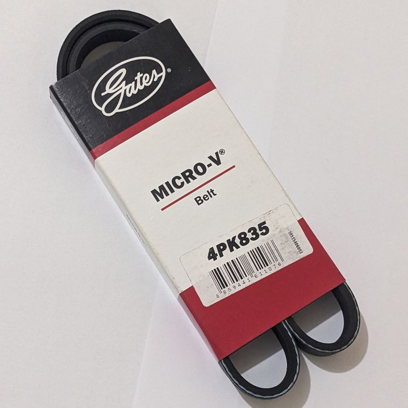Gates V-Ribbed Belt 4PK835 Fits Suzuki Carry F6A Compressor
