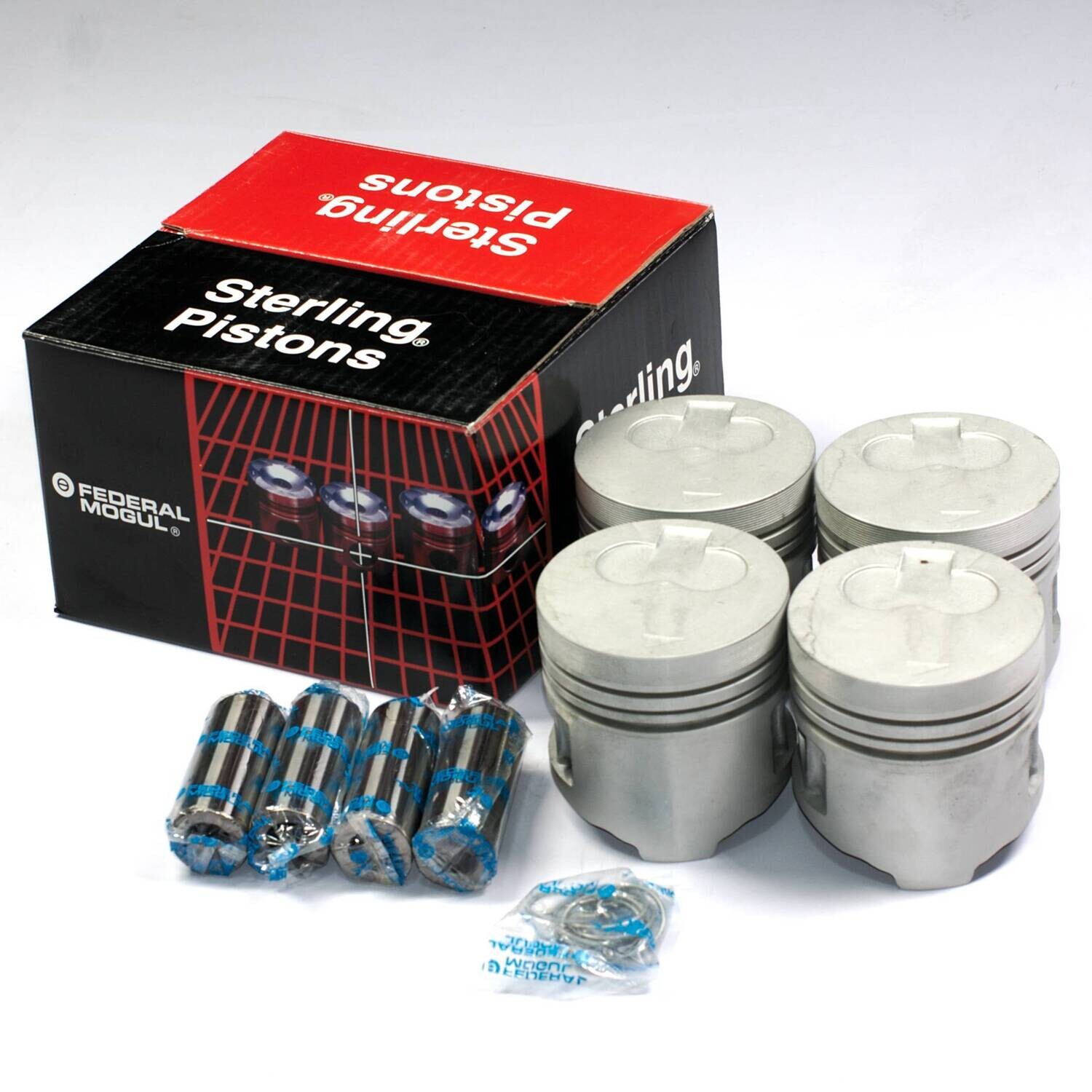 Federal Mogul Piston Set Fits Mitsubishi Pajero L200 Triton Adventure 4D56 4D56T Tapered