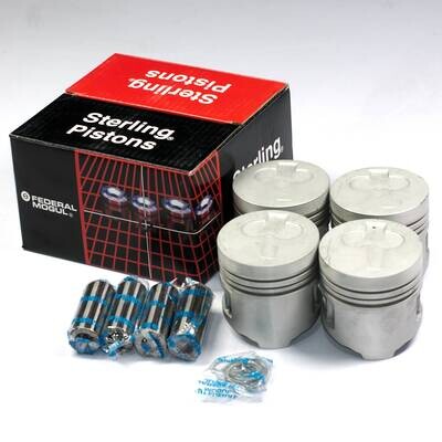 Federal Mogul Piston Set Fits Mitsubishi Pajero L200 Triton Adventure 4D56 4D56T Tapered