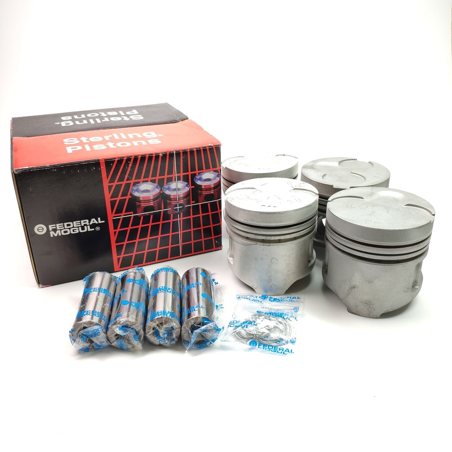 Federal Mogul Piston Set Fits Mitsubishi 4D56T Tapered