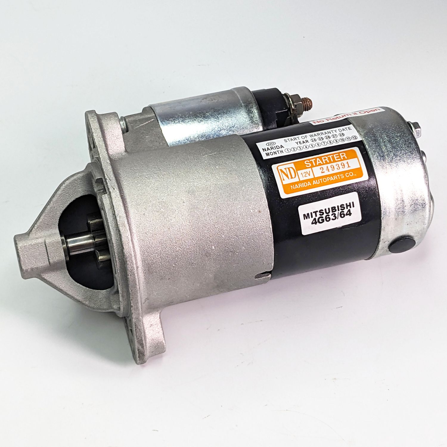 Narida Starter Fits Mitsubishi Galant Delica Hyundai Elantra Sonata 4G63 4G64 G4CR G4CN​ G4CM​ G4CP A/T