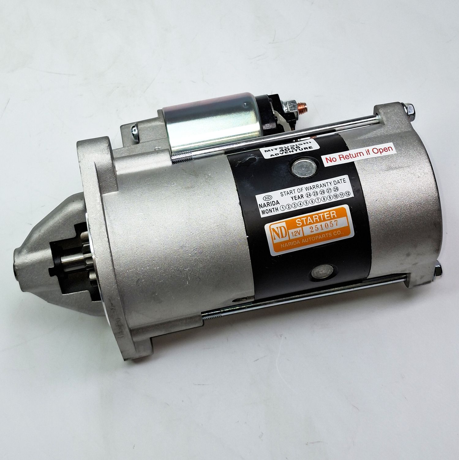 Narida Starter Fits Mitsubishi Adventure Pajero 4D56 Manual Transmission