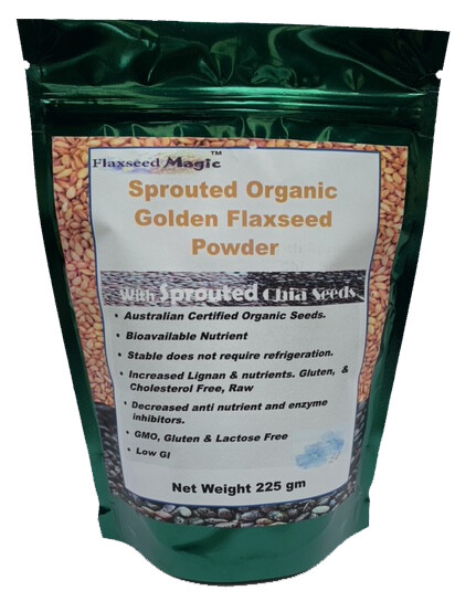 Sprouted Flaxseed &amp; Chia seed Blend 225 g