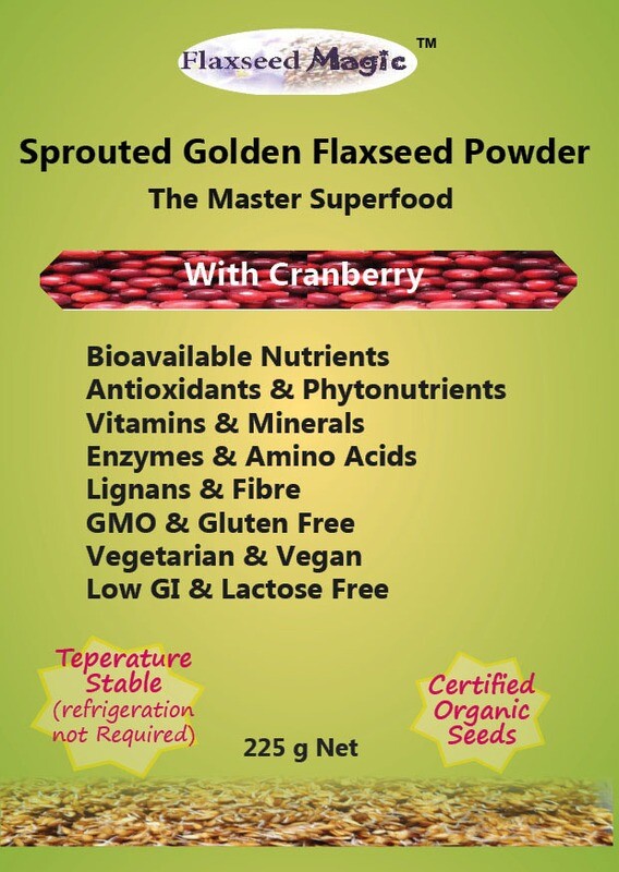 Sprouted Flax with Cranberry 225 g