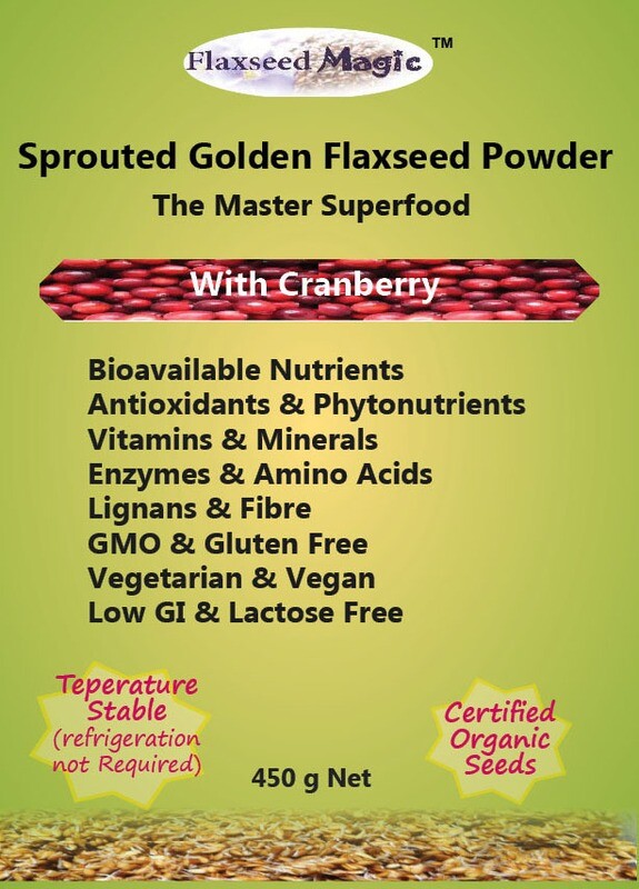 Sprouted Flaxseed with Cranberry 450g