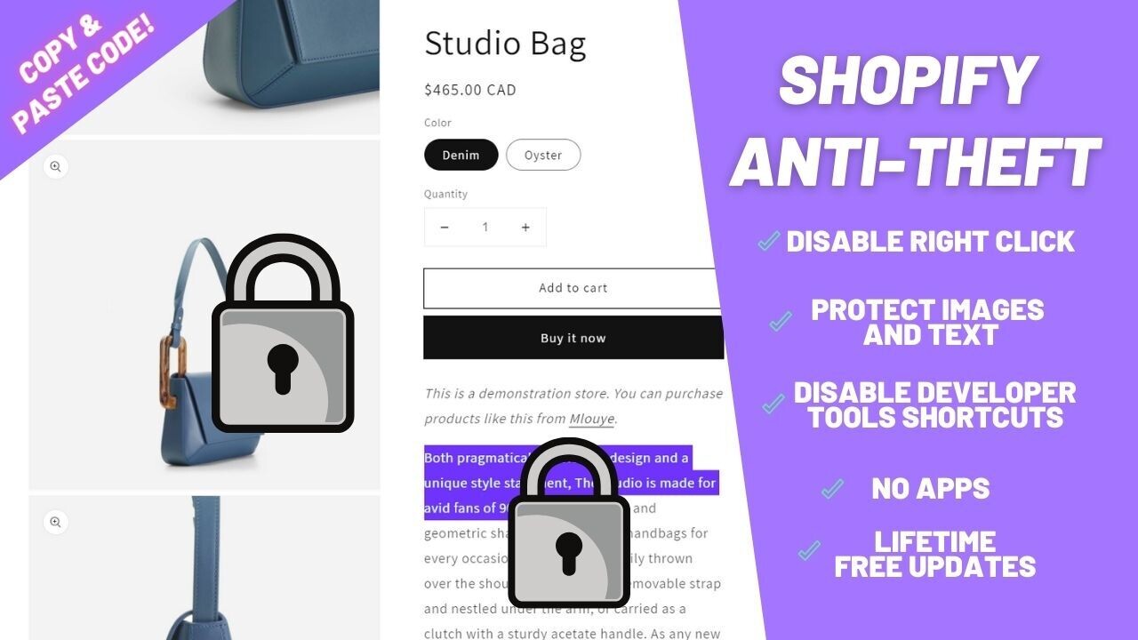 Anti Theft - Disable Right Click