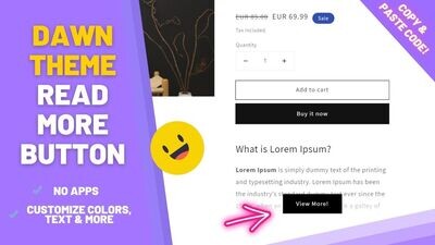 Dawn Theme - &quot;Read More&quot;