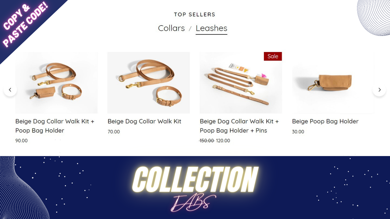 Collections Tabs