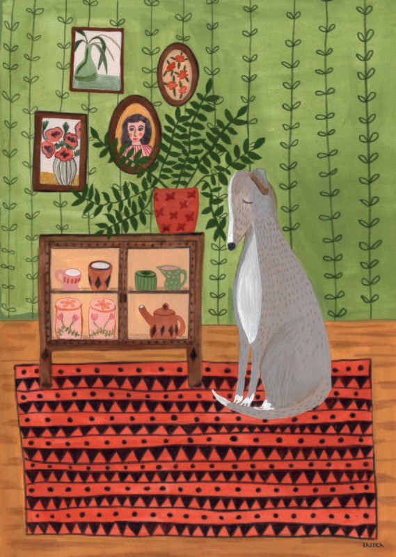 Print "Galgo voor theekastje"