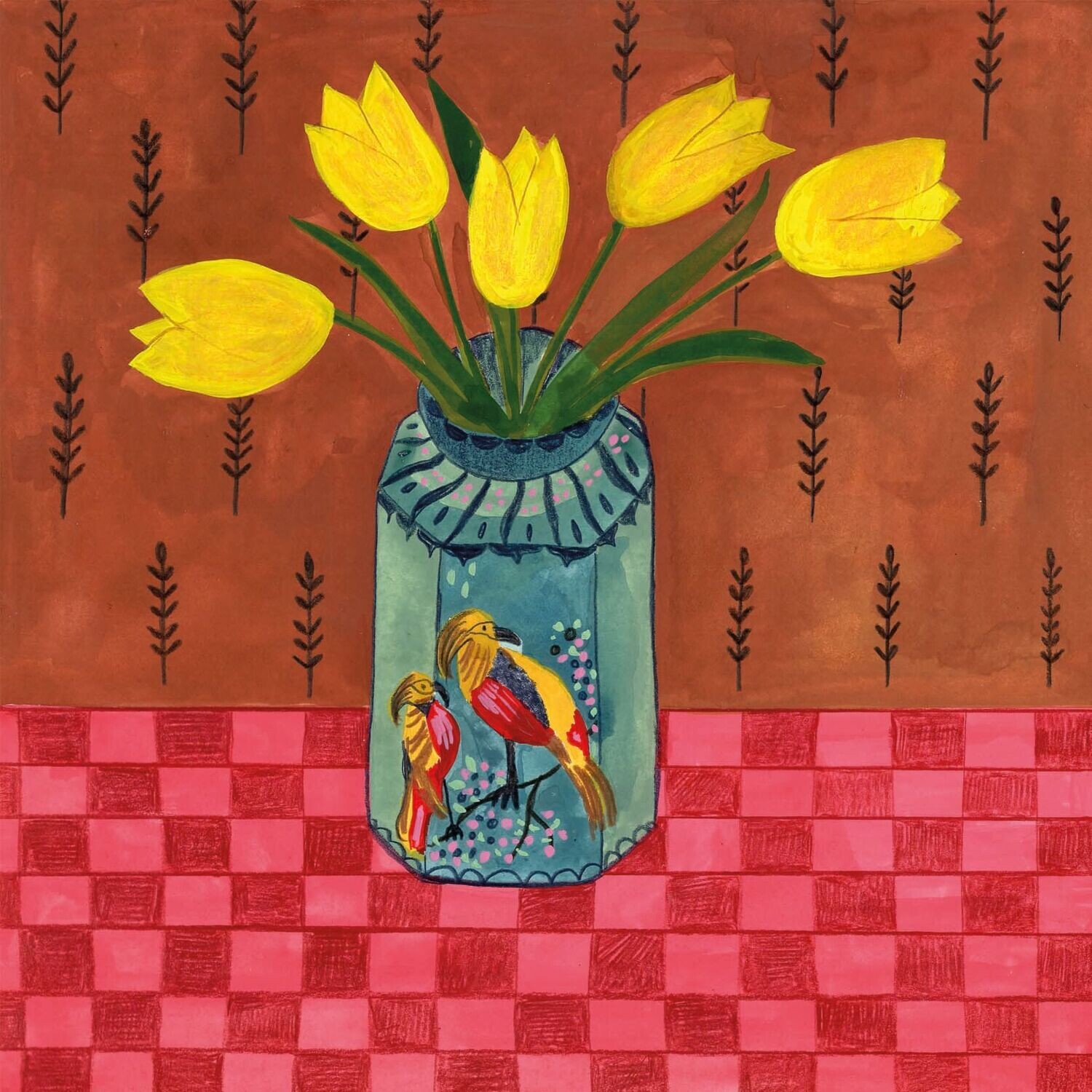 Kaart Gele Tulpen