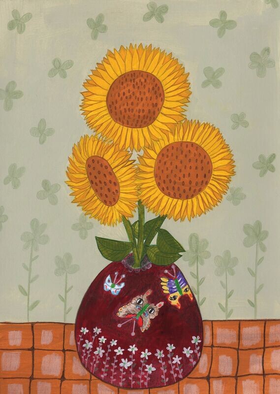 Print 'Zonnebloemen'