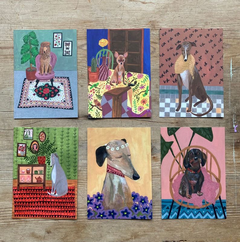 Kaartenset Honden