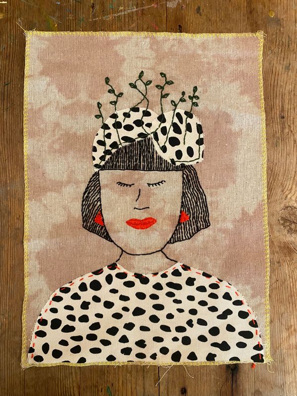 Textile Dreamgirl Polkadot A3