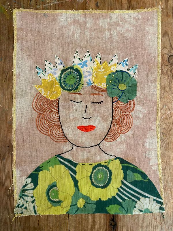 Textile Dreamgirl Retro A3