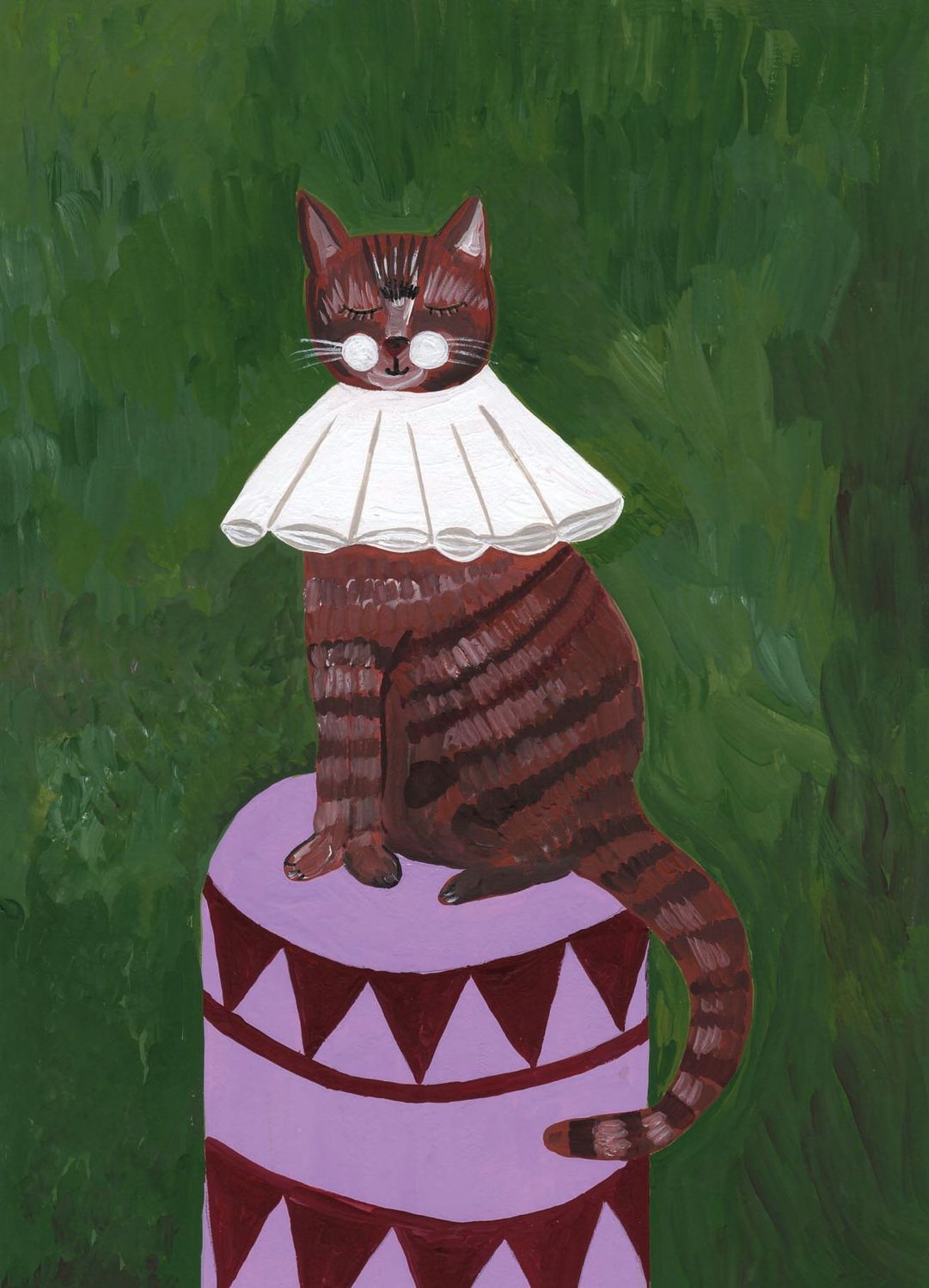 Ansichtkaart Kat  Barok