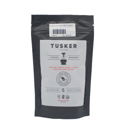 Tusker Coffee Arabic Dark Roast Ground 125g