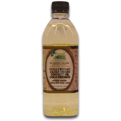 Organic Whole Kernel Coconut Oil - 500ml