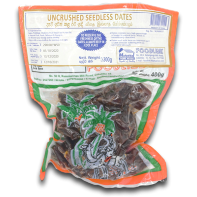 Uncrushed Seedless Dates 300g