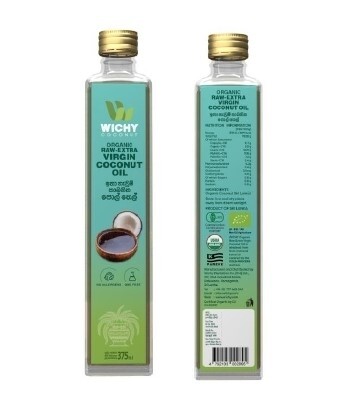 Wichy Organic Raw Extra Virgin Coconut Oil 375ml
