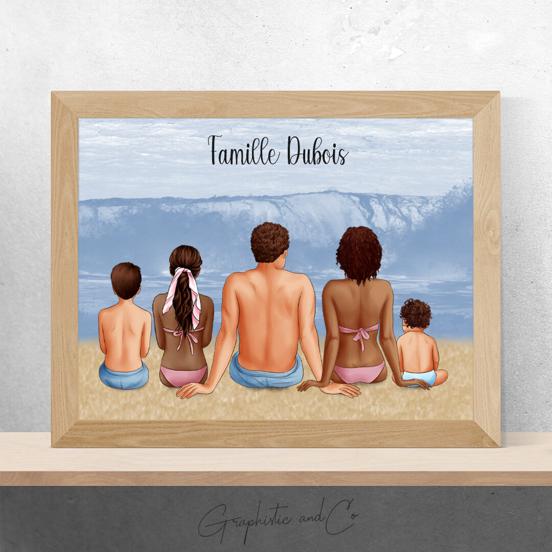 Portrait de Famille, Couple ou Solo, &quot;à la plage&quot;