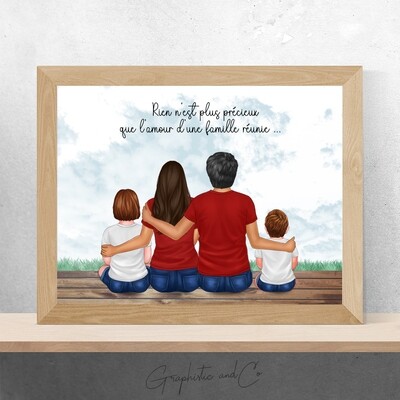 Portrait de Famille, Couple ou Solo, avec ou sans Animal de Compagnie