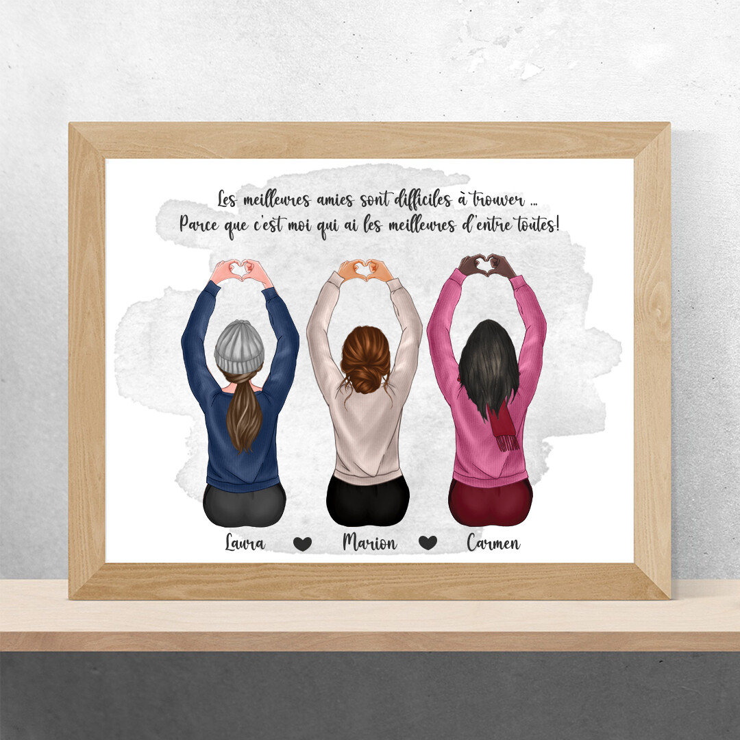 Portrait &quot;les meilleures amies&quot;