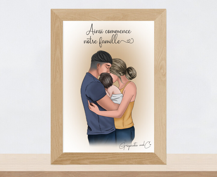 Portrait de Couple de &quot;Nouveaux Parents&quot;