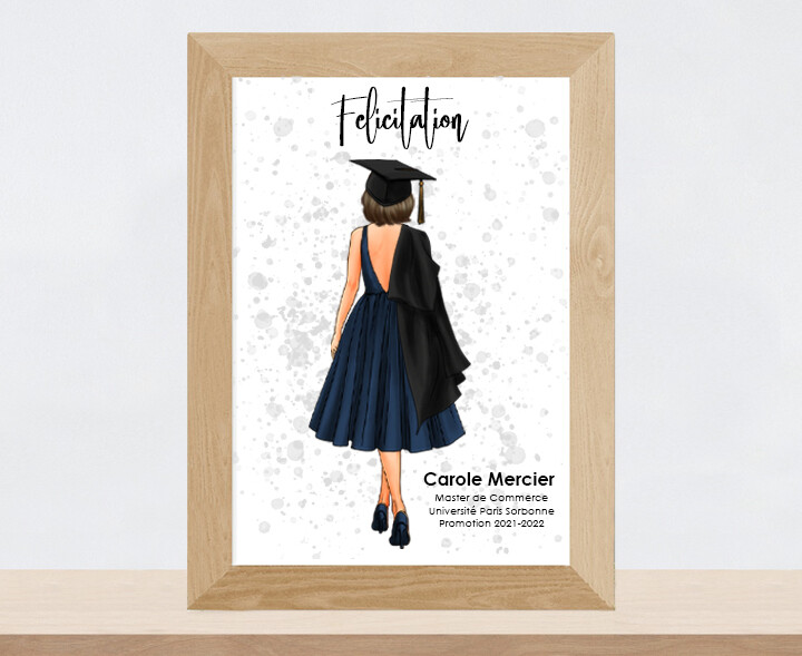 Portrait de &quot;Fin d&#39;études&quot; | Cadeau de Remise de Diplôme