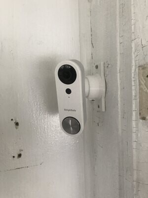 Simplisafe Doorbell Swiveling Bracket 0-35 Degree Mount