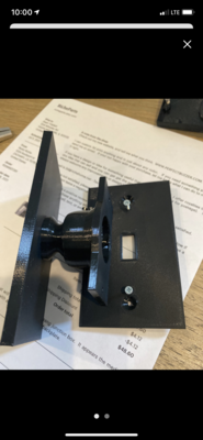 Inverted Box Backplate for Swivel Doorbell Mount Bracket