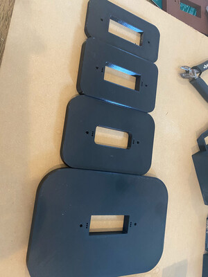 Inverted Box Backplate for Swivel Doorbell Mount Bracket