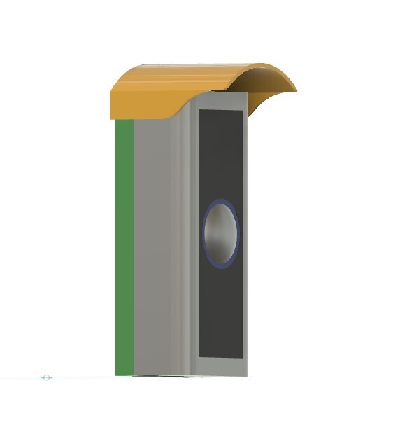 Rain Sun Visor Hat for Ring 2021 Wired Doorbell