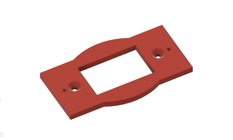 Doorbell Adapter Plates - For Custom Hole Spacing to Swivel Base