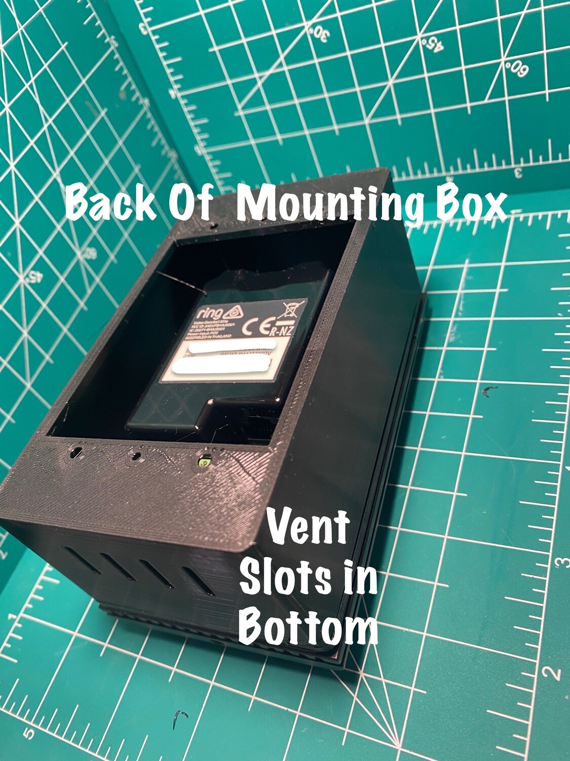Ring Video Doorbell Elite Surface Mounting Bracket Box