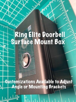 Ring Video Doorbell Elite Surface Mounting Bracket Box