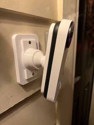 Google Nest Generation 2 Wired Doorbell 35 Degree Swivel Tilting Mount Bracket