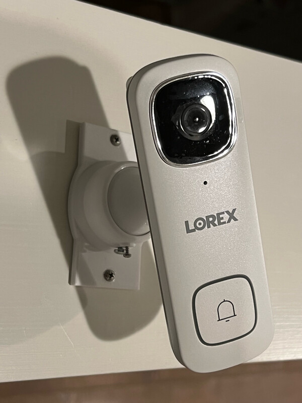 Lorex 2k Doorbell 90 Degree Swivel Tilting Mount