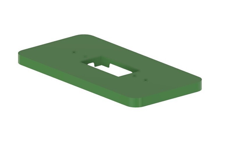 Blink Doorbell 3in x 6in Backplate Mount for Wire Nut Space and Wire Extender Space