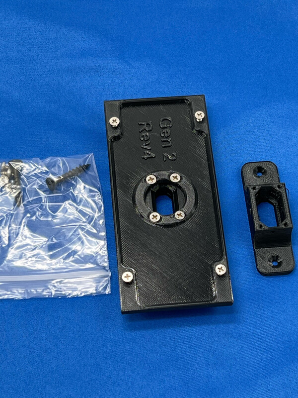 Ring Gen2 2020 Doorbell Fixed Mount Slim INSTALL ANYWHERE Siding/ Trim- Fits exactly where old doorbell fit.- Angle Adjustment Available NO NEW HOLES