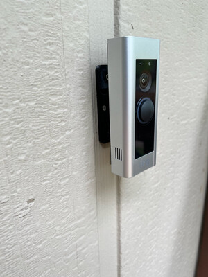 Ring 4 Doorbell Fixed Mount Slim INSTALL ANYWHERE Siding/ Trim- Fits exactly where old doorbell fit.- Angle Adjustment Available NO NEW HOLES