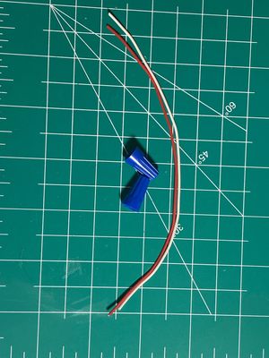 Doorbell Extension Wires and Wire Nuts (2 conductor 20 gauge)