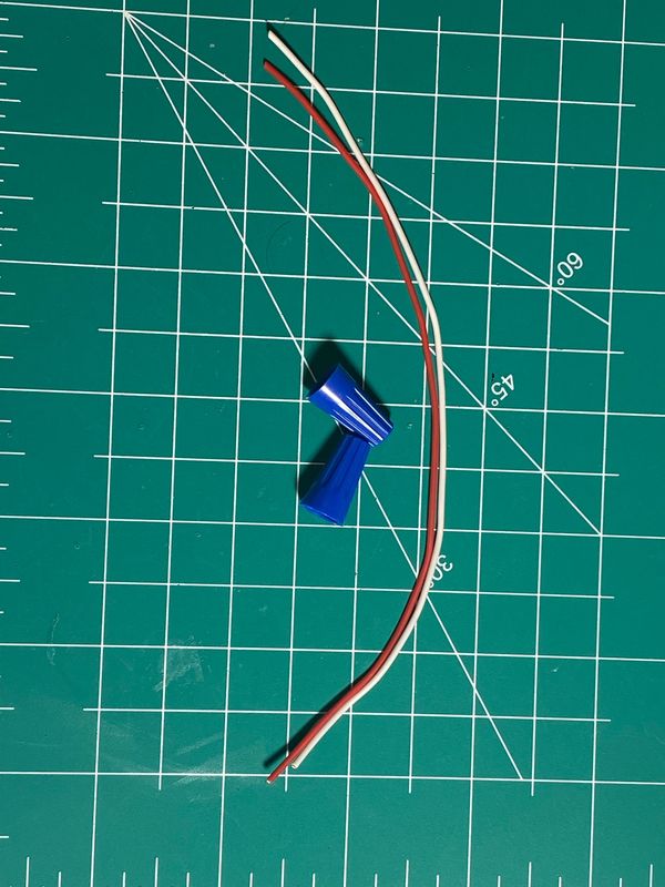 Doorbell Extension Wires and Wire Nuts (2 conductor 20 gauge)